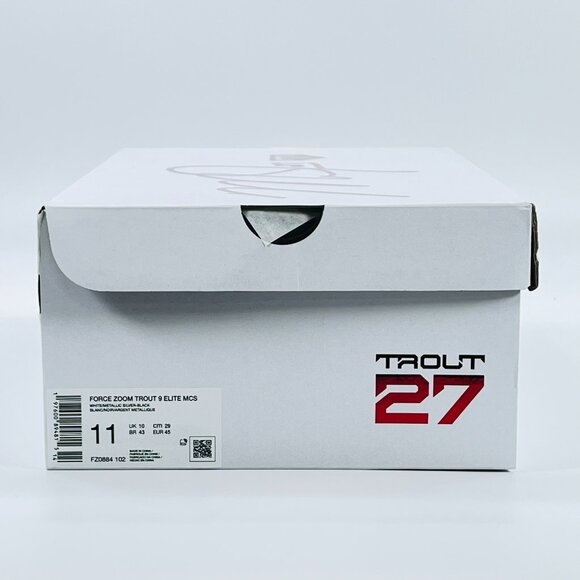 Nike Force Zoom Trout 9 Elite MCS \'Metallic Silver\' FZ0884-102 Cleat Multi Size main image 8